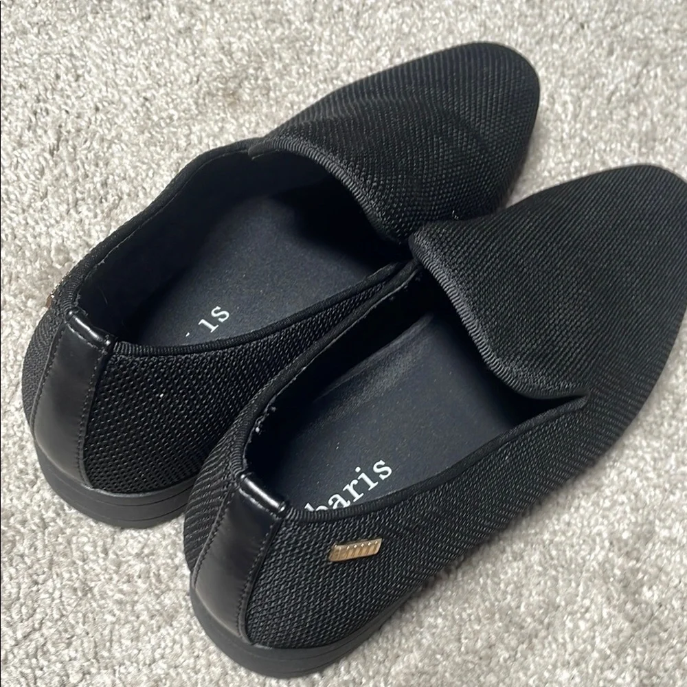 Uubarris Black Minimalist Slip-On Loafers formal Tuxedo shoes for prom 9